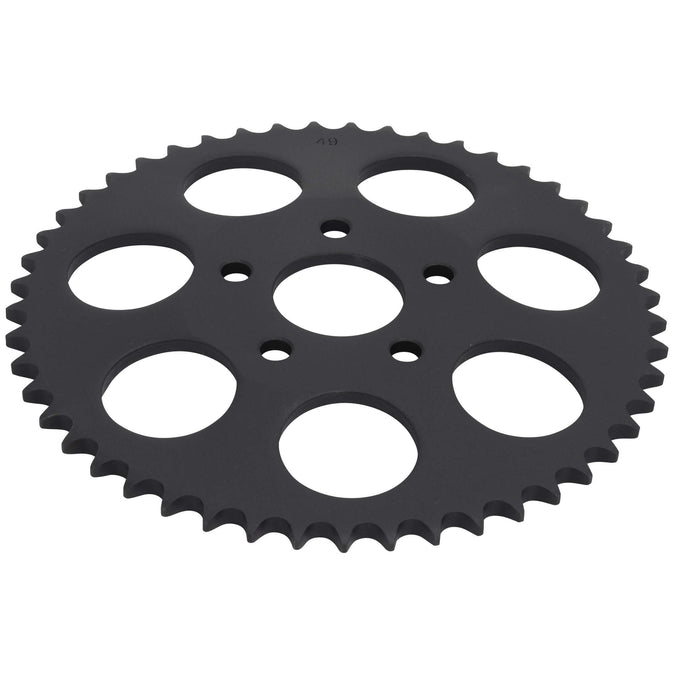 Replacement Dished Sprocket - Black - 49 Tooth - 1973-1985 Harley-Davidson Big Twin 1979-81 XL