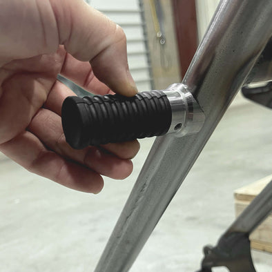 FTCL - Weld-on SHoRTi Passenger Foot Rests: 1.25” Coped Version