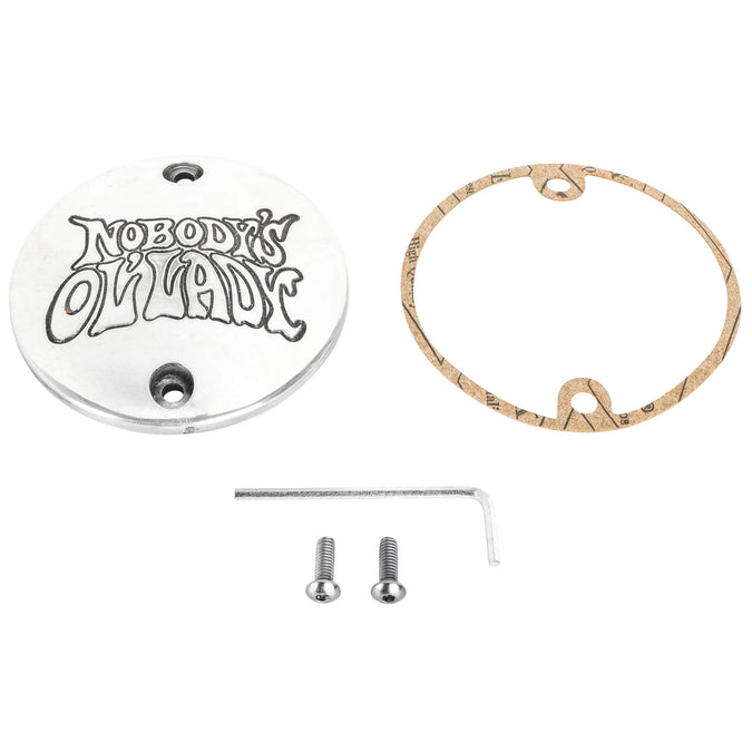 Nobody's 'Ol Lady Points Cover - Polished - 1971-2003 Harley-Davidson Sportsters/Ironheads