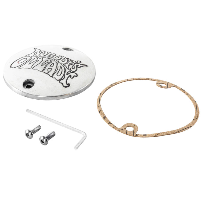 Nobody's 'Ol Lady Points Cover - Polished - 1971-2003 Harley-Davidson Sportsters/Ironheads