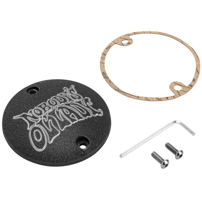 Nobody's 'Ol Lady Points Cover - Black - 1971-2003 Harley-Davidson Sportsters/Ironheads