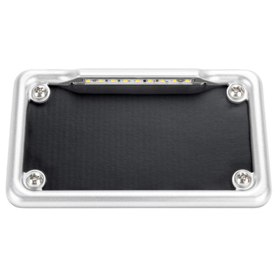 Cast Aluminum LED License Plate Frame - Matte