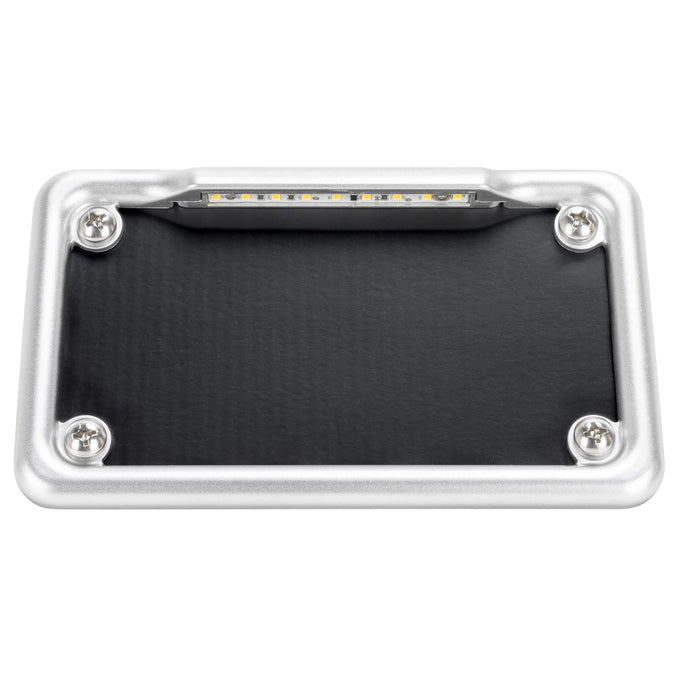 Cast Aluminum LED License Plate Frame - Matte