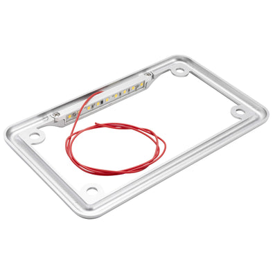 Cast Aluminum LED License Plate Frame - Matte