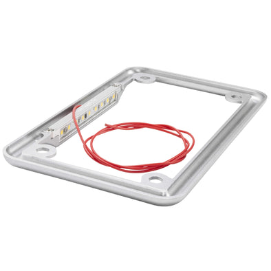 Cast Aluminum LED License Plate Frame - Matte
