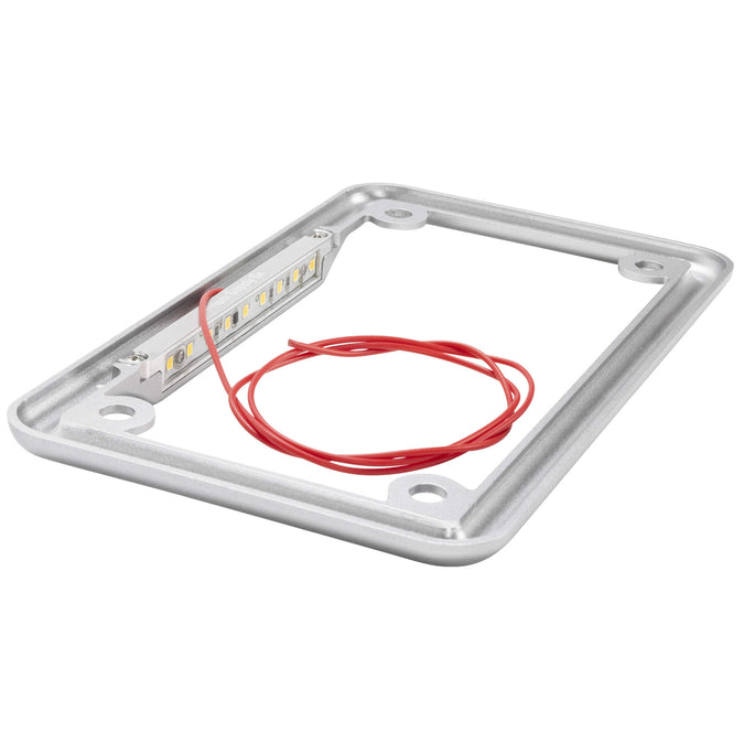 Cast Aluminum LED License Plate Frame - Matte