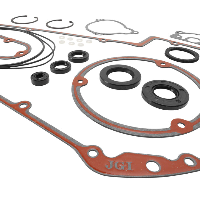 Primary Cover & Inspection Cover Gasket Kit With Seals 1984-1986 Harley-Davidson FL/FLH/FX/FXE/FXWG 1984-1988 Softail