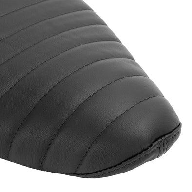 Bates Style 1 inch Horizontal Pleat Solo Seat - Black