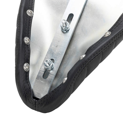 Bates Style 1 inch Horizontal Pleat Solo Seat - Black