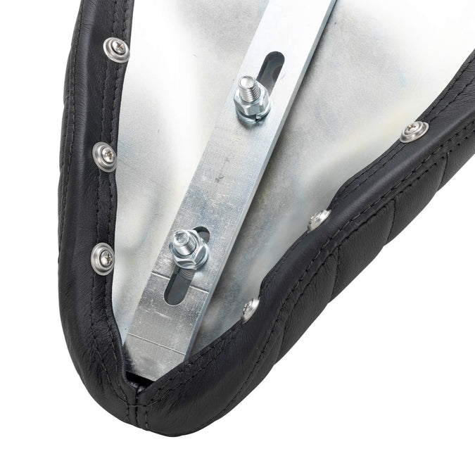 Bates Style 1 inch Horizontal Pleat Solo Seat - Black