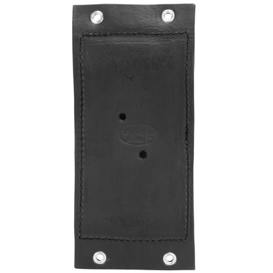 Bates Style Pillion P-Pad - Horizontal Pleat - Black