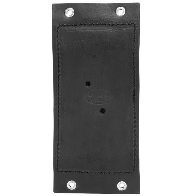 Bates Style Pillion P-Pad - Horizontal Pleat - Black