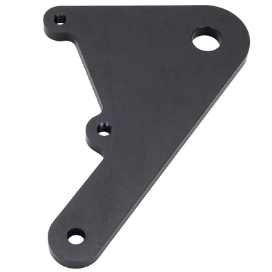 Rear Caliper Bracket for Rigid Harleys - 10" Rotor - 3/4" Axle - Black