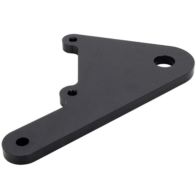Rear Caliper Bracket for Rigid Harleys - 10" Rotor - 3/4" Axle - Black
