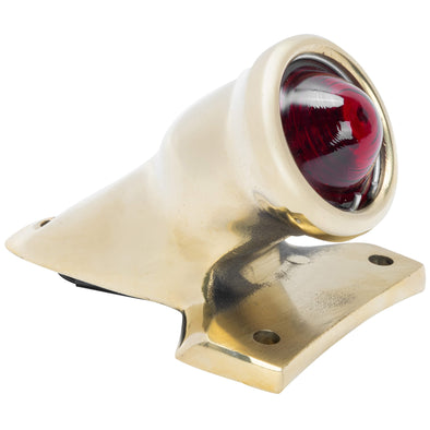 Crocker Style LED Tail Light - Brass