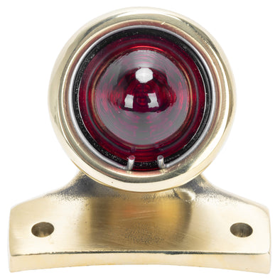 Crocker Style LED Tail Light - Brass