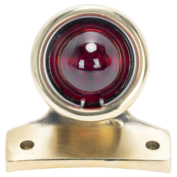 Crocker Style LED Tail Light - Brass