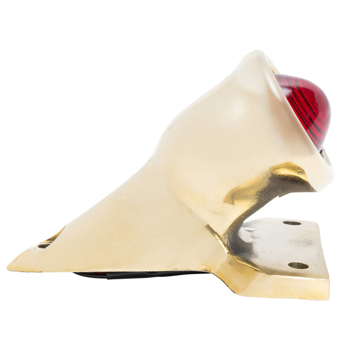Crocker Style LED Tail Light - Brass