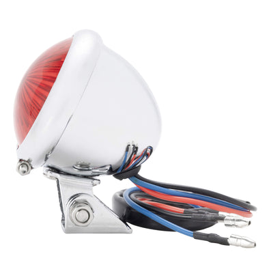 Bates Style LED Tail Light - Chrome