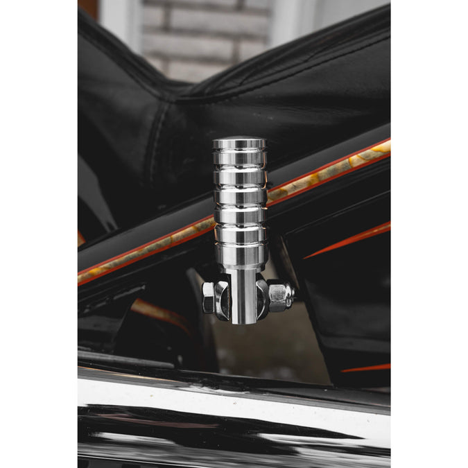 FTCL - SHoRTi Foot Pegs - 7075 Aluminum - Raw Machined Finish - Deluxe Weld-on Kit