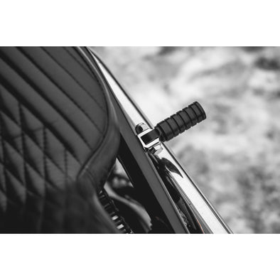 FTCL - SHoRTi Foot Pegs - 7075 Aluminum - Black Anodized - Deluxe Weld-on Kit