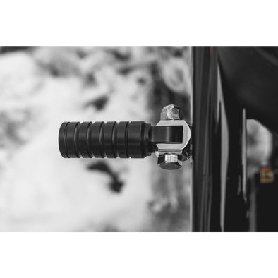 FTCL - SHoRTi Foot Pegs - 7075 Aluminum - Black Anodized - Deluxe Weld-on Kit