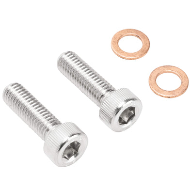 Damper Fork Tube Screw & Washer Kit 1979-Up Harley-Davidson Sportster XL 1975-1986 FX 1982-1994 FXR 1991-2017 FXD 1986-2005 FLST 1977-1984 FL 1984-2005 FXST OEM# 45405-75A