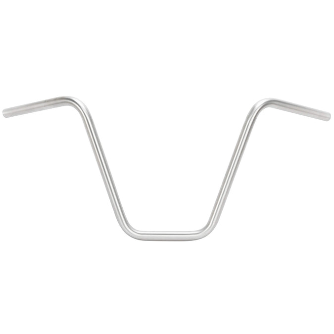 Narrow Bottom Ape Hanger Handlebars - 14 inch Rise - 1 inch  - Stainless Steel