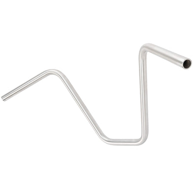 Narrow Bottom Ape Hanger Handlebars - 14 inch Rise - 1 inch  - Stainless Steel