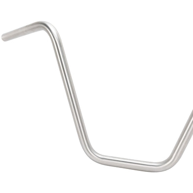 Narrow Bottom Ape Hanger Handlebars - 14 inch Rise - 1 inch  - Stainless Steel