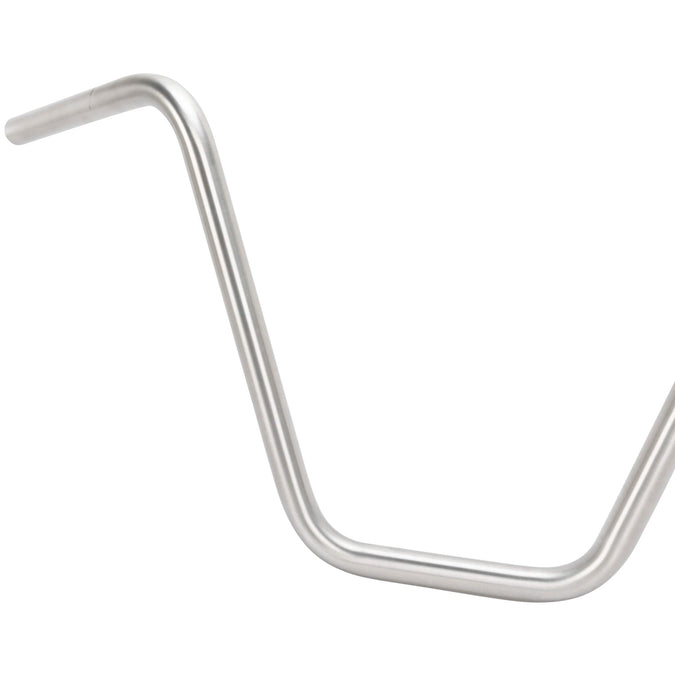 Narrow Bottom Ape Hanger Handlebars - 14 inch Rise - 1 inch  - Stainless Steel
