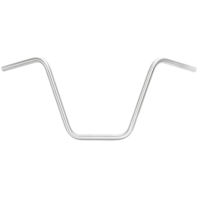 Wide Bottom Springer Ape Hanger Handlebars - 14 inch Rise - 1 inch  - Stainless Steel