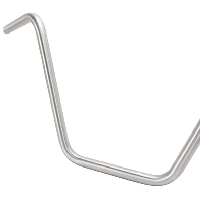 Wide Bottom Springer Ape Hanger Handlebars - 14 inch Rise - 1 inch  - Stainless Steel