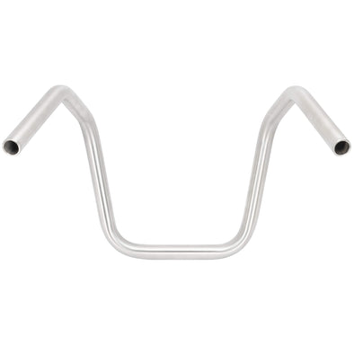 Narrow Bottom 6 Bend Handlebars - 8 inch Rise - 1 inch  - Stainless Steel