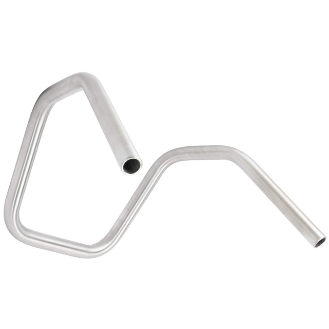 Narrow Bottom 6 Bend Handlebars - 8 inch Rise - 1 inch  - Stainless Steel