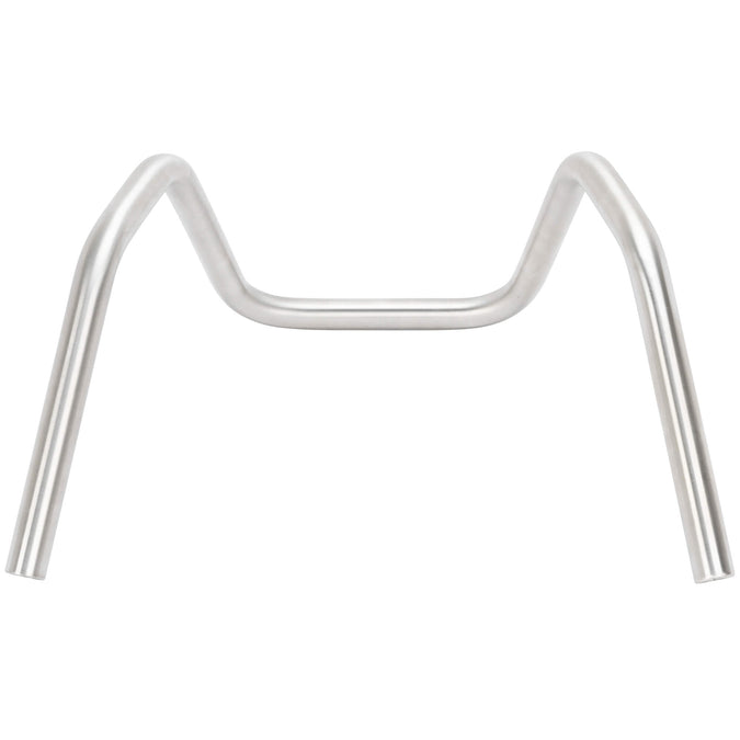 Narrow Bottom 6 Bend Handlebars - 8 inch Rise - 1 inch  - Stainless Steel