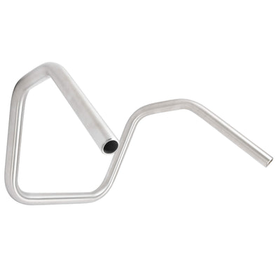 Wide Bottom Springer 6 Bend Handlebars - 8 inch Rise - 1 inch  - Stainless Steel