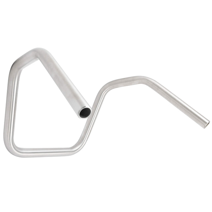 Wide Bottom Springer 6 Bend Handlebars - 8 inch Rise - 1 inch  - Stainless Steel