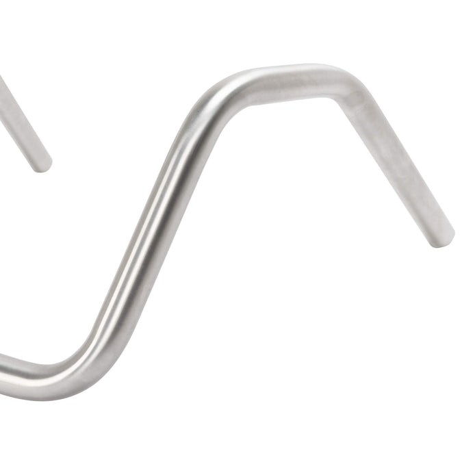 Wide Bottom Springer 6 Bend Handlebars - 8 inch Rise - 1 inch  - Stainless Steel