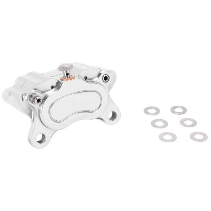 Four Piston Brake Caliper - Polished Aluminum