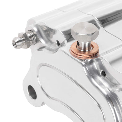 Four Piston Brake Caliper - Polished Aluminum