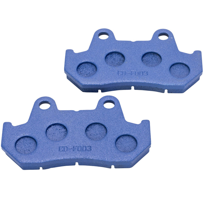 Replacement Brake Pads for Lowbrow Customs Four Piston Brake Calipers