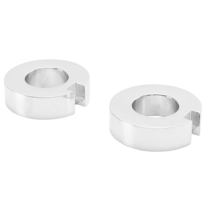 Chrome Axle Adjuster Spacers 2000-2007 Harley-Davidson FLST/FXST OEM# 47577-00