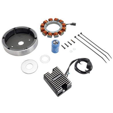 Alternator Kit CE-22ANBR for 1970-1998 Harley-Davidson Big Twins With No Battery