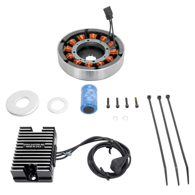 Alternator Kit CE-22ANBR for 1970-1998 Harley-Davidson Big Twins With No Battery