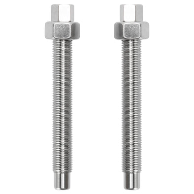 Stainless Steel Rear Chain Adjuster Screws 1936-1972 Harley-Davidson Knucklehead/Panhead/Shovelhead