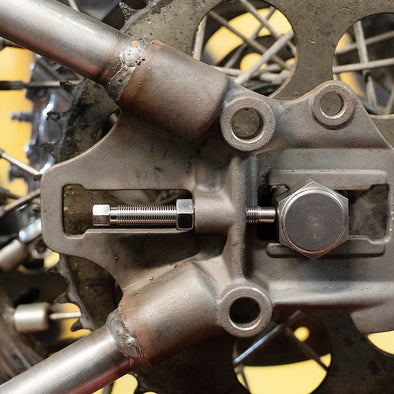 Stainless Steel Rear Chain Adjuster Screws 1936-1972 Harley-Davidson Knucklehead/Panhead/Shovelhead