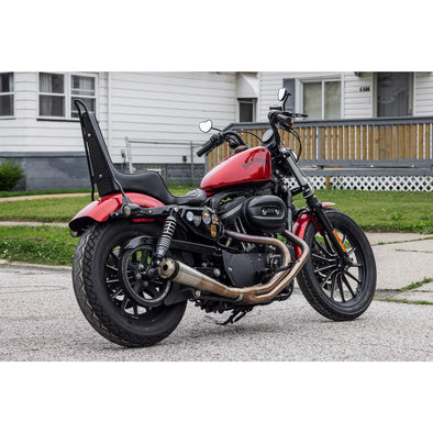 Tall Chopper Bolt On Sissy Bar With Cross Bracket - 2004 & Up Sportsters