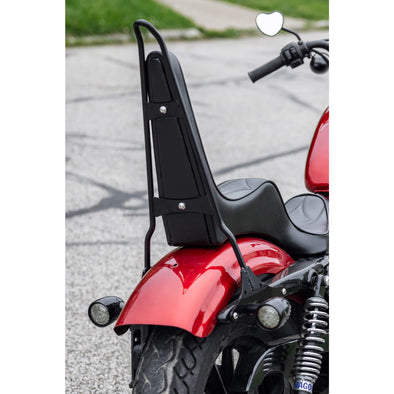 Tall Chopper Bolt On Sissy Bar With Cross Bracket - 2004 & Up Sportsters