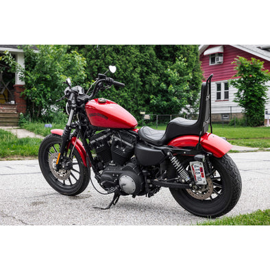 King And Queen Seat - Black Diamond - 2004-2021 (Excl. 2007-09) Harley-Davidson Sportsters